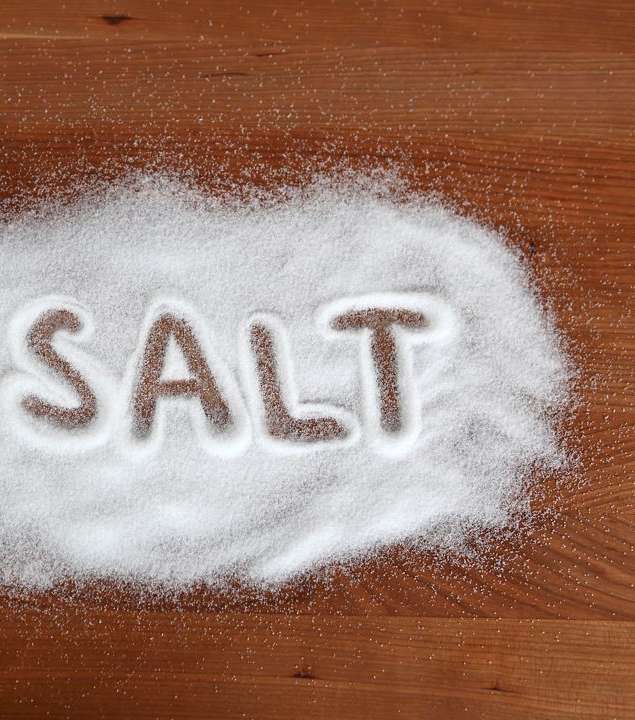الخطوة الثالثة: الملح