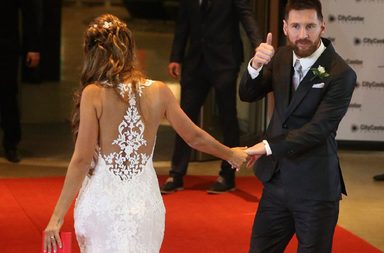 حفل زفاف فخم جداً للاعب كرة القدم العالمي ليونيل ميسي