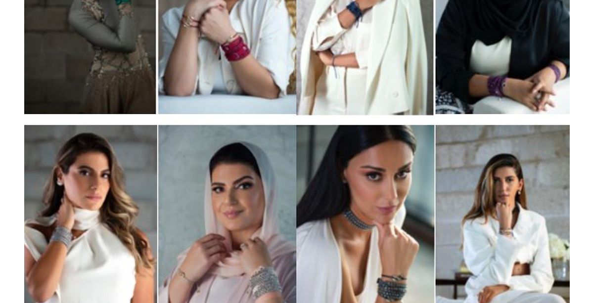 وجوه نسائية من الفيديو الترويجي لمجموعة باور