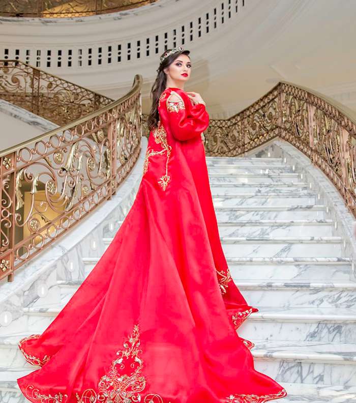 صور اجمل فساتين ليلة الحناء انستقرام