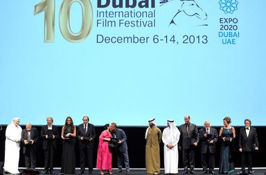 صور ابرز النجوم المكرمين في مهرجان دبي السينمائي العاشر