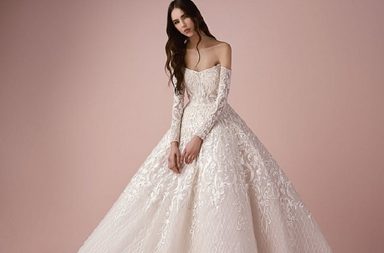 صور موديلات فساتين عرايس 2017 باكمام