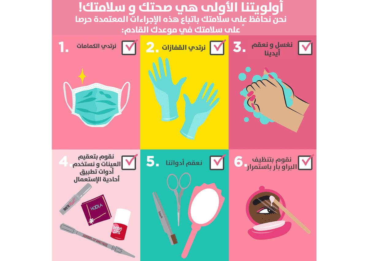 اليك مجموعة الاحتياطات التي تتخذها Benefit