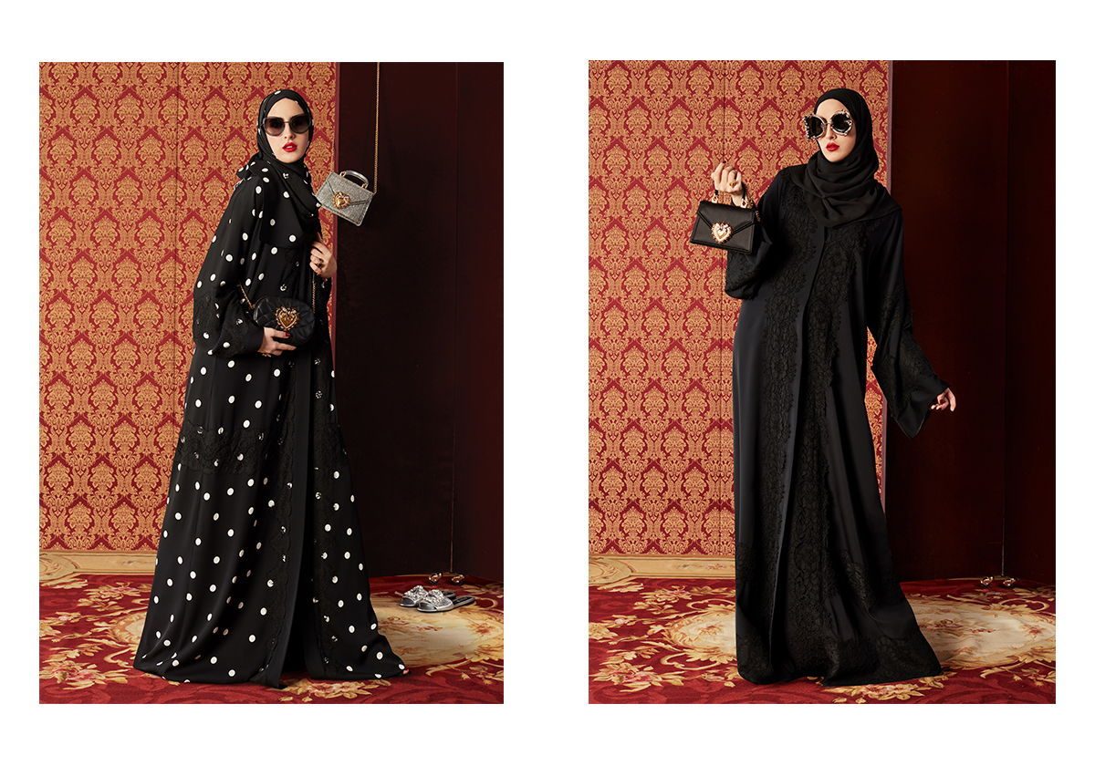 تعرفي على مجموعة العبايات الجديدة من تصميم علامة Dolce and Gabbana