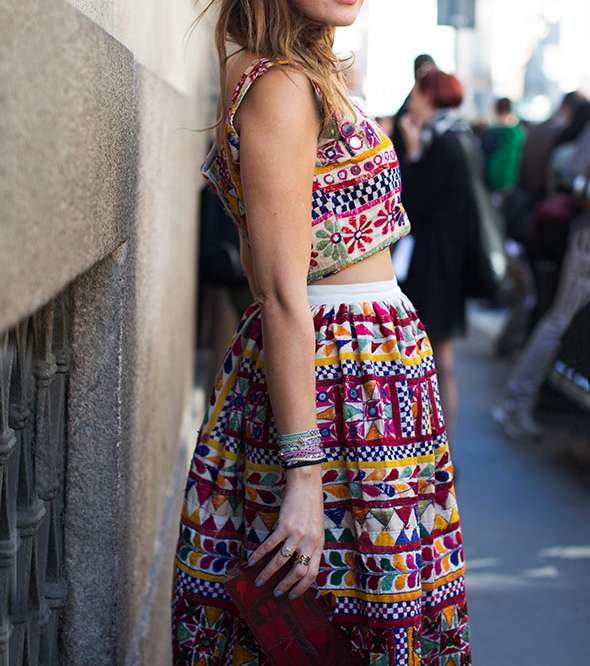 من أجمل إطلالات صوفيا غيلاتي، إليك هذه الصورة من موقع The Sartorialist 