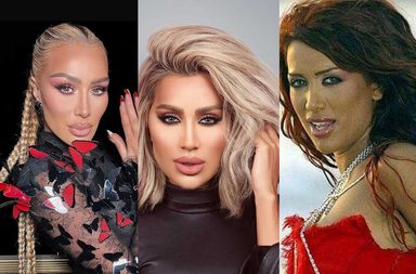 صور النجمات قبل وبعد نحت الوجه